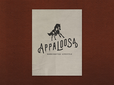 Appaloosa Logo branding custom design hand drawn hand letter handmade illustration lettering logo typography