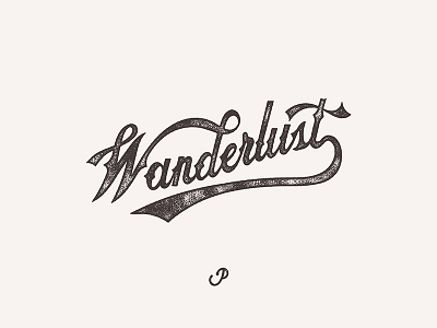 Wanderlust design hand drawn illustration lettering travel typography wanderlust