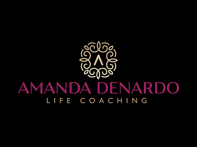 Amanda Denardo Coaching branding design logo typography