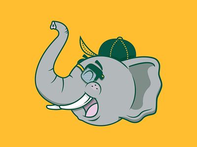 Nerd Stomper as elephant hat tusk