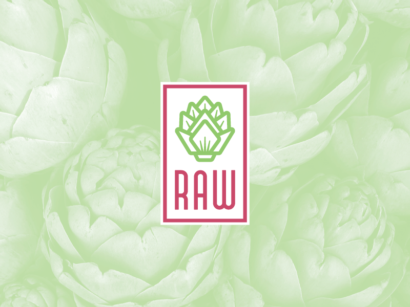 RAW Logo logo artichoke