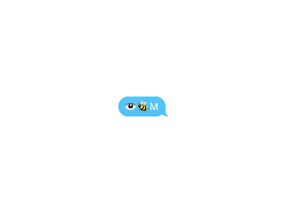 Eye Bee M appropriation emoji ibm icon ios lockup messages paul rand rebus