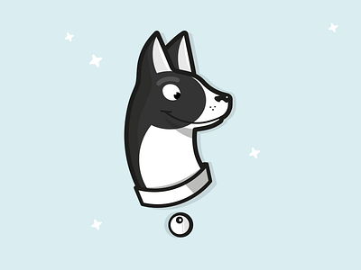 Doggy mail dog illustration mail