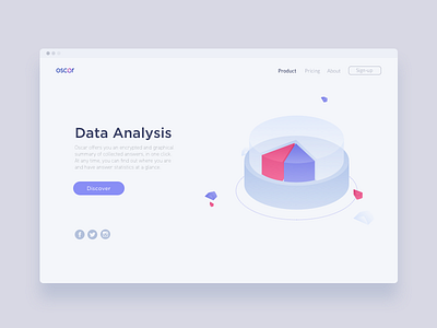 Oscar data design illustration ui