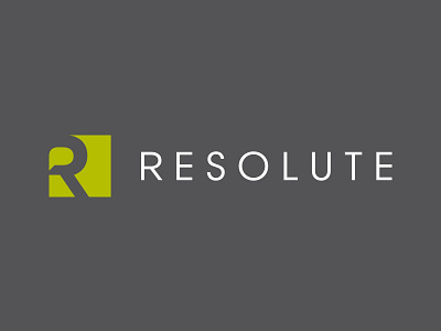 Resolute PR Logo Design