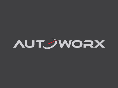 Autoworx Logo Design auto auto repair automobile car design gauge logo logotype mechanic motor needle race repair service shop speed speedometer technician typography vehicle