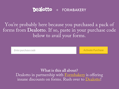 Dealotto + Formbakery