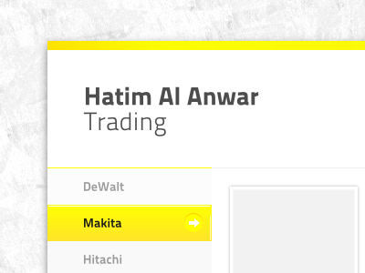 Hatim Al Anwar - A trading company yellow