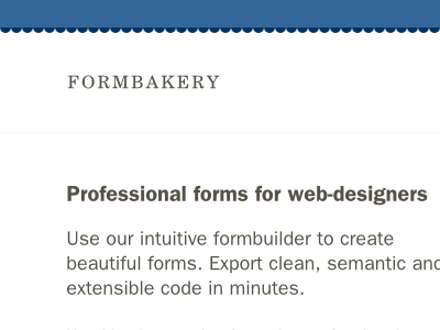 Formbakery sneak peek