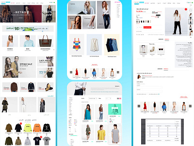 moodiset - wear online shop clothing store design fashion ui ux wear web design