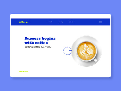 Coffee shop design concept branding coffee coffee bar coffee house coffee shop design coffee shop website design web design