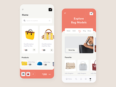 Shop App app design interface ios mobile shop ui ux