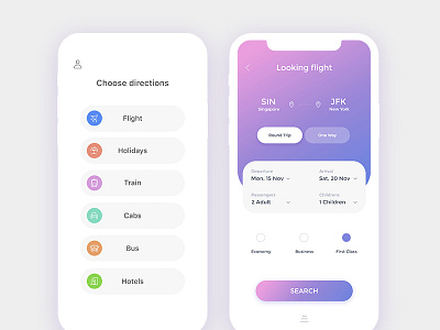 Travell App UI