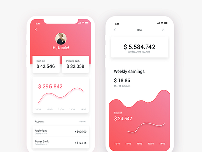 Dashboard Finance #1 adobe xd adobe xd photoshop ui ux app design interface ios mobile ui ux