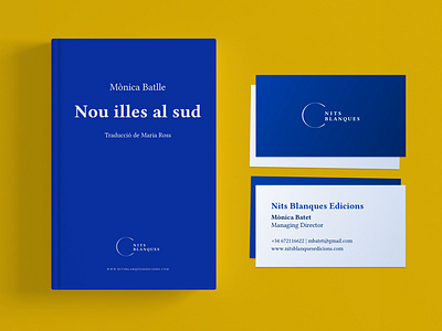 Nits Blanques Brand book cover branding business cards design logo typography