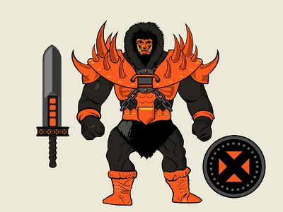 GIGANTICUS: Kingdoms of Emelbi 5.5 baseball giants he man illustration illustrator kingdoms of emelbi masters of the universe mlb motu san francisco san francisco giants sportsart