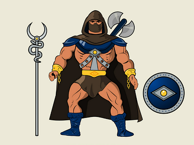 PADRAGE: Kingdoms of Emelbi 5.5 baseball he man illustration illustrator kingdoms of emelbi masters of the universe mlb motu padres san diego san diego padres sportsart vector