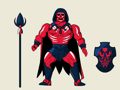 ÜN-DYEN: Kingdoms of Emelbi 5.5 baseball cleveland cleveland indians he man illustration illustrator indians kingdoms of emelbi masters of the universe mlb motu sportsart