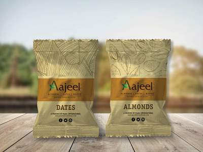 Aajeel Dryfruits Packaging Design