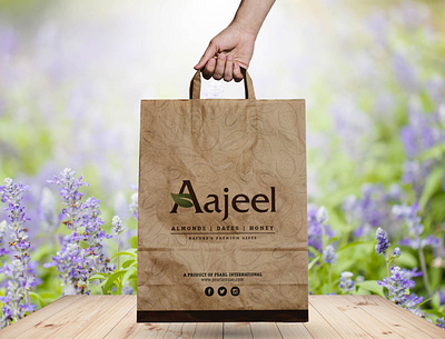 Aajeel Khaki Bag 3d animation branding brochure design flyer graphic design illustration landing page leaflet logo motion graphics packaging typography ux vector web website