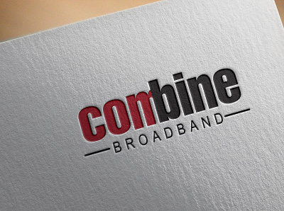 Combine BroadBand Logo Design 3d animation branding design graphic design illustration logo motion graphics packaging ui