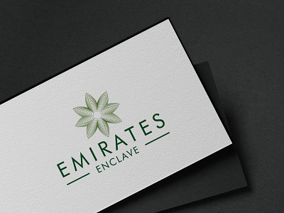 Emirates Enclave Logo Design 3d animation branding design graphic design illustration logo motion graphics packaging ui