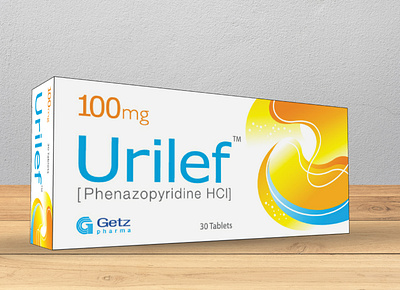 GetzPharma Urilef Medicine Packaging Design 3d animation branding design graphic design illustration logo motion graphics packaging ui