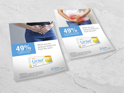 GetzPharma Urilef Poster Design