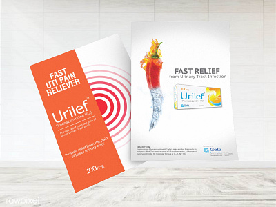 GetzPharma Urilef Poster Design 3d animation branding design flyer graphic design illustration leaflet logo poster ui ux vector