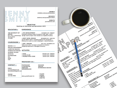 Urban Resume Template minimal modern resume resume template urban