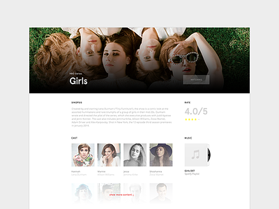 Show TV Template actors girls rated serie show show tv shows sinopsis template tv web