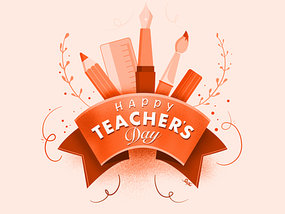 Teachers Day affinity affinitydesigner illustration teachers day
