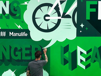 Manulife Mural Process