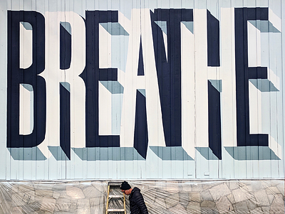 Breathe breathe grafitti lululemon mural vancouver