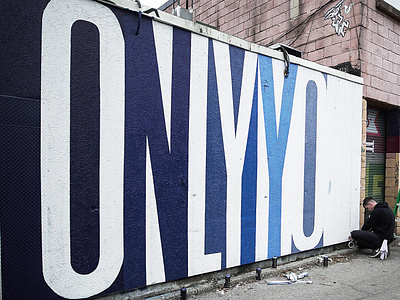 OnlyYou design graffiti grafitti lettering monogram mural murals painting typography