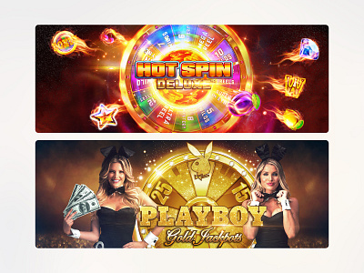 Casino banners #2 artwork banners casino graphic design key visual slots