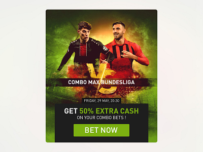Matchday promotion offer artwork banners graphic design key visual matchday sports betting