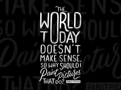 The World Today... digital illustration lettering photoshop quote type typography