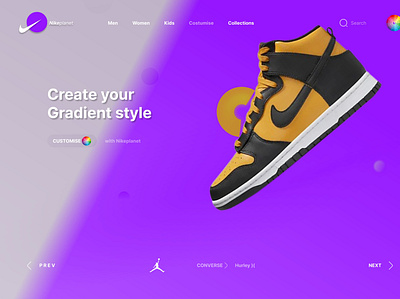 Nikeplanet's Website Landing Page idea branding design illustration landing page logo travel website ui ux vector website landing page