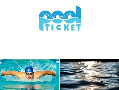 logo Pool Ticket ai branding design illustration illustrator logo photoshop pool poolticket ps ticket vector
