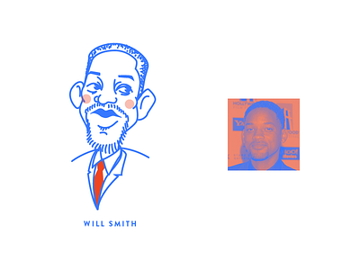 Will Smith 2d illustration line art monoline will smith