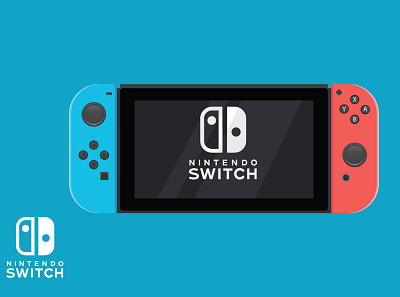 Nintendo Switch graphic design illustration vector