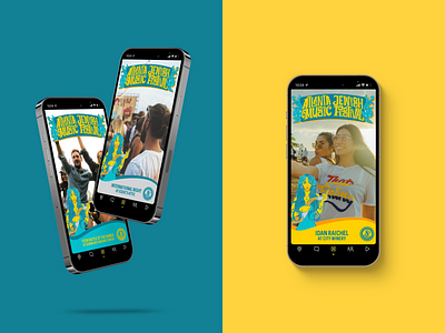 AJMF Snapchat Filters design festival filters graphic design illustration music poster screenprint snapchat social media