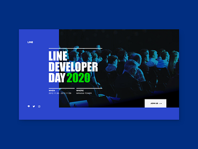 Layout for Web design color developerday grid design invitation layout typogaphy ui webdesign