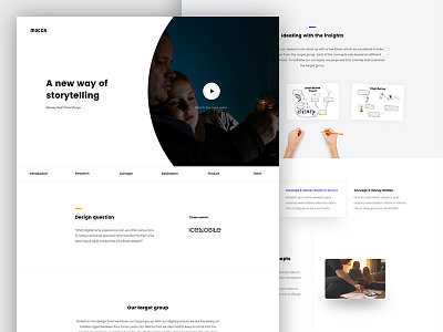 Team Mocca - Onepager case study code onepage webdesign
