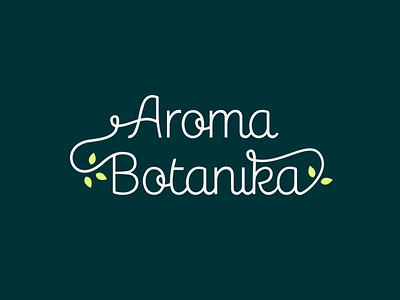 Aroma Botanika herbal leaf line nature tree wood