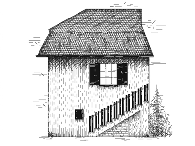 Philipecz house illustration line