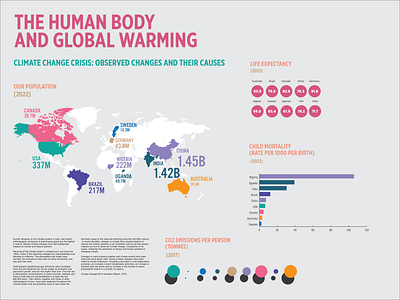 Climate Poster graphic design