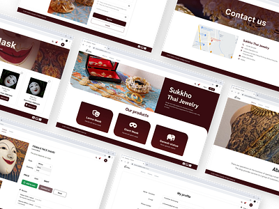 Sukkho Online Shop case study design desktop ui ux web design