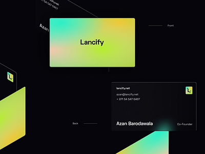 Lancify Business cards